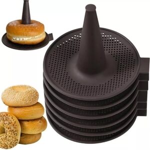 Set of 6 Bagel Donuts Pastry Molds NWT